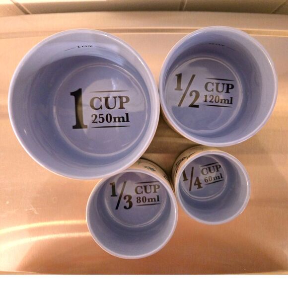 Native Northwest Art by Indigenous Artists Ceramic Measuring Cup Set NWT - Picture 2 of 9